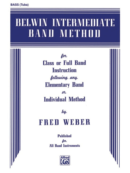 Belwin Intermediate Band Method for Tuba
