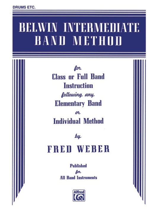 Belwin Intermediate Band Method for Drums