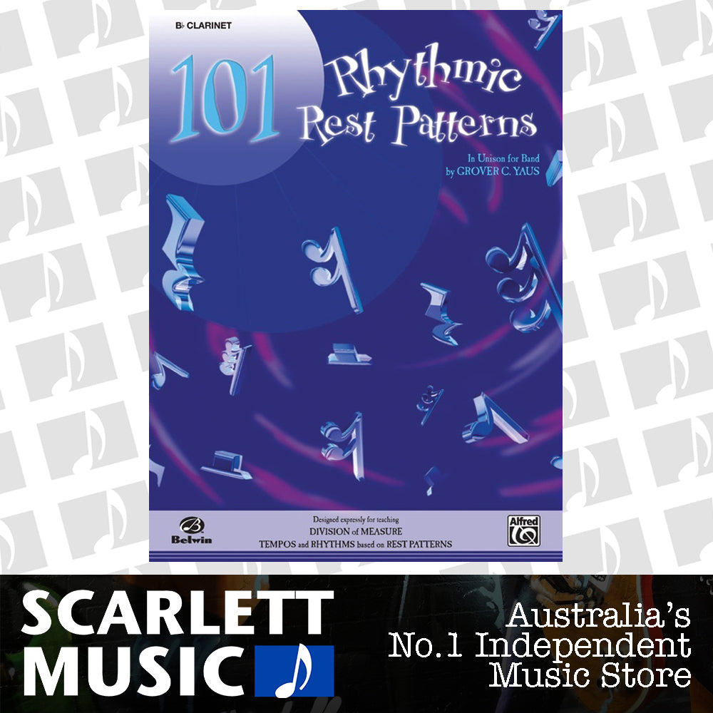 101 Rhythmic Rest Patterns for B Flat Clarinet Sheet Music — view 2