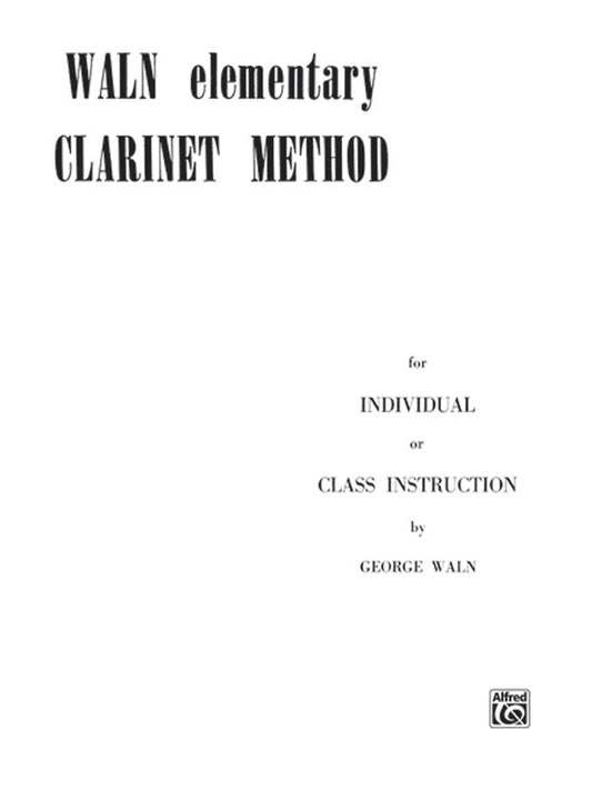 Elementary Clarinet Method