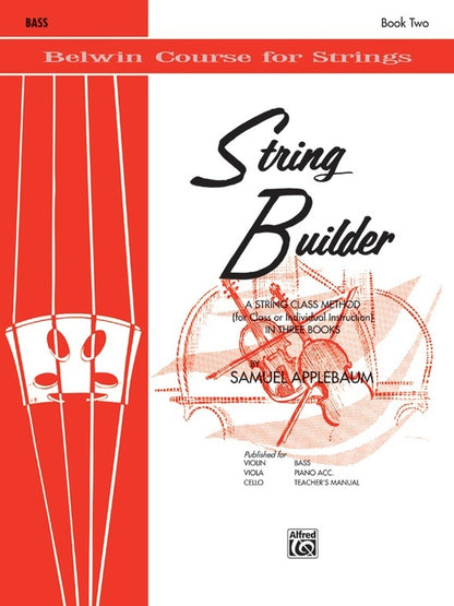 String Builder Book Two - Double Bass Sheet Music