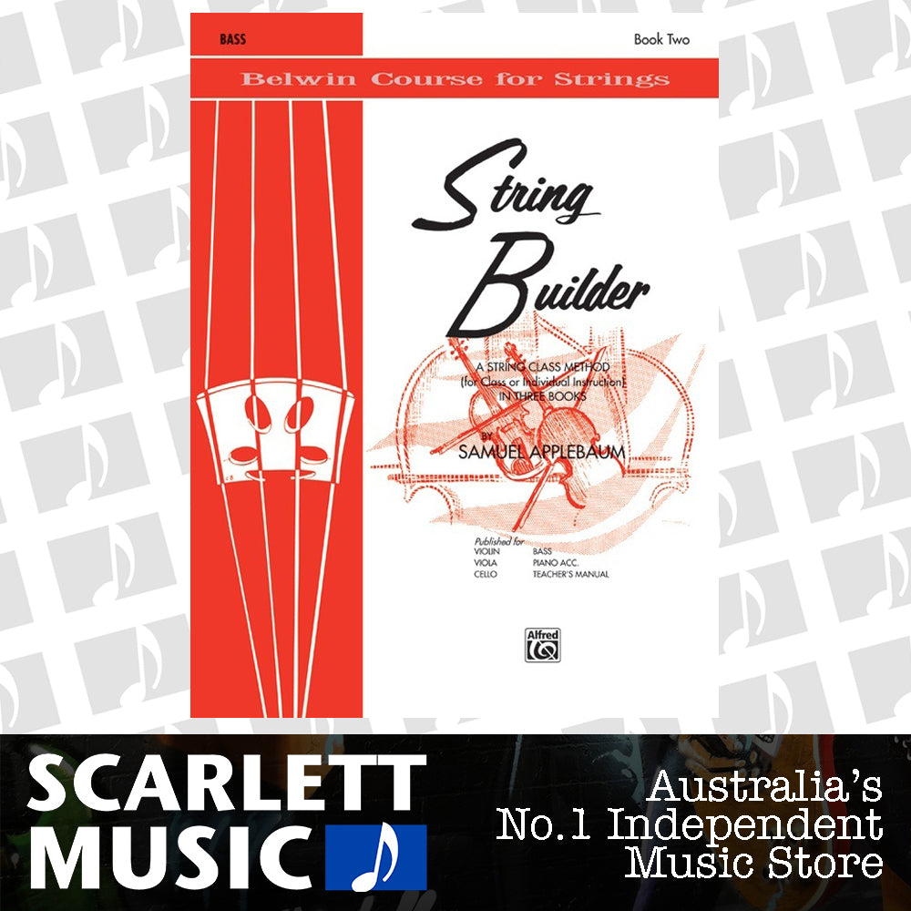 String Builder Book Two - Double Bass Sheet Music — view 2