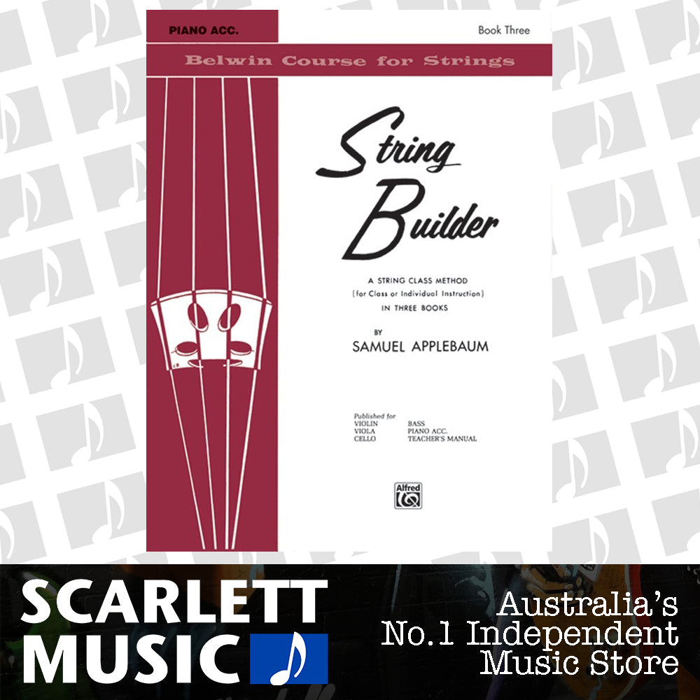 String Builder Book Three - Piano Accompaniment for Violin — view 2