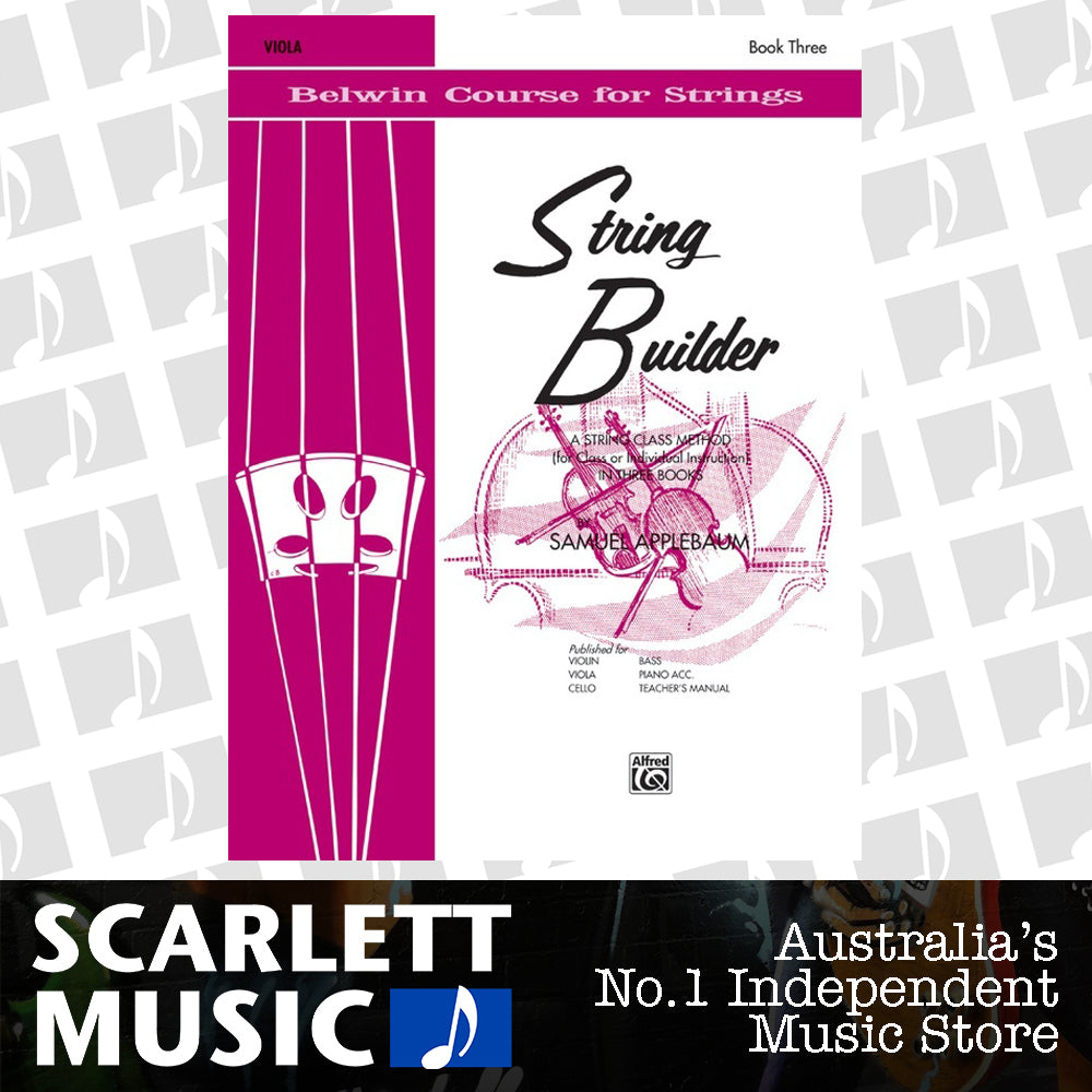 String Builder Book Three Viola Sheet Music — view 2