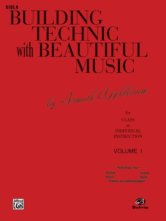 Building Technic with Beautiful Music Book 1 for Viola Sheet Music