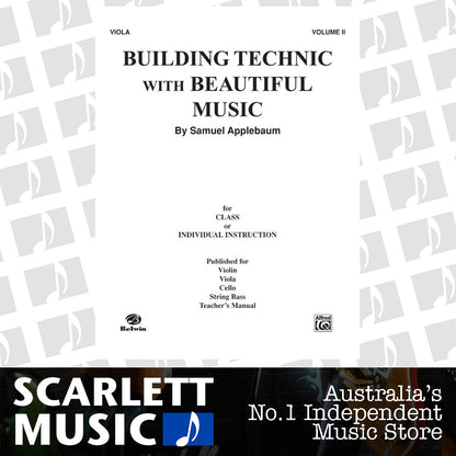 Building Technic with Beautiful Music Book 2 for Viola Sheet Music — view 2
