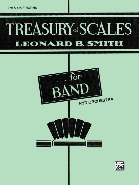 Treasury of Scales for 3rd and 4th Horn in F - French Horn Sheet Music