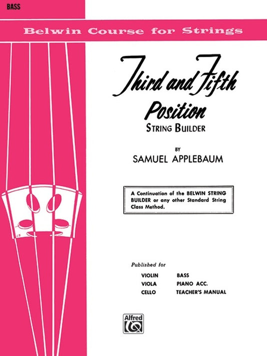 3rd and 5th Position Studies for Double Bass Sheet Music