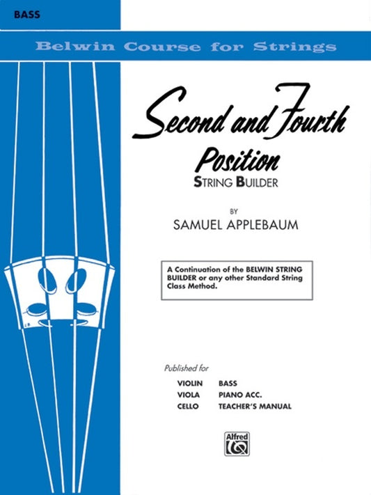 2nd and 4th Position Studies for Double Bass Sheet Music