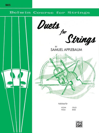 Duets For Strings Book 1 Bass