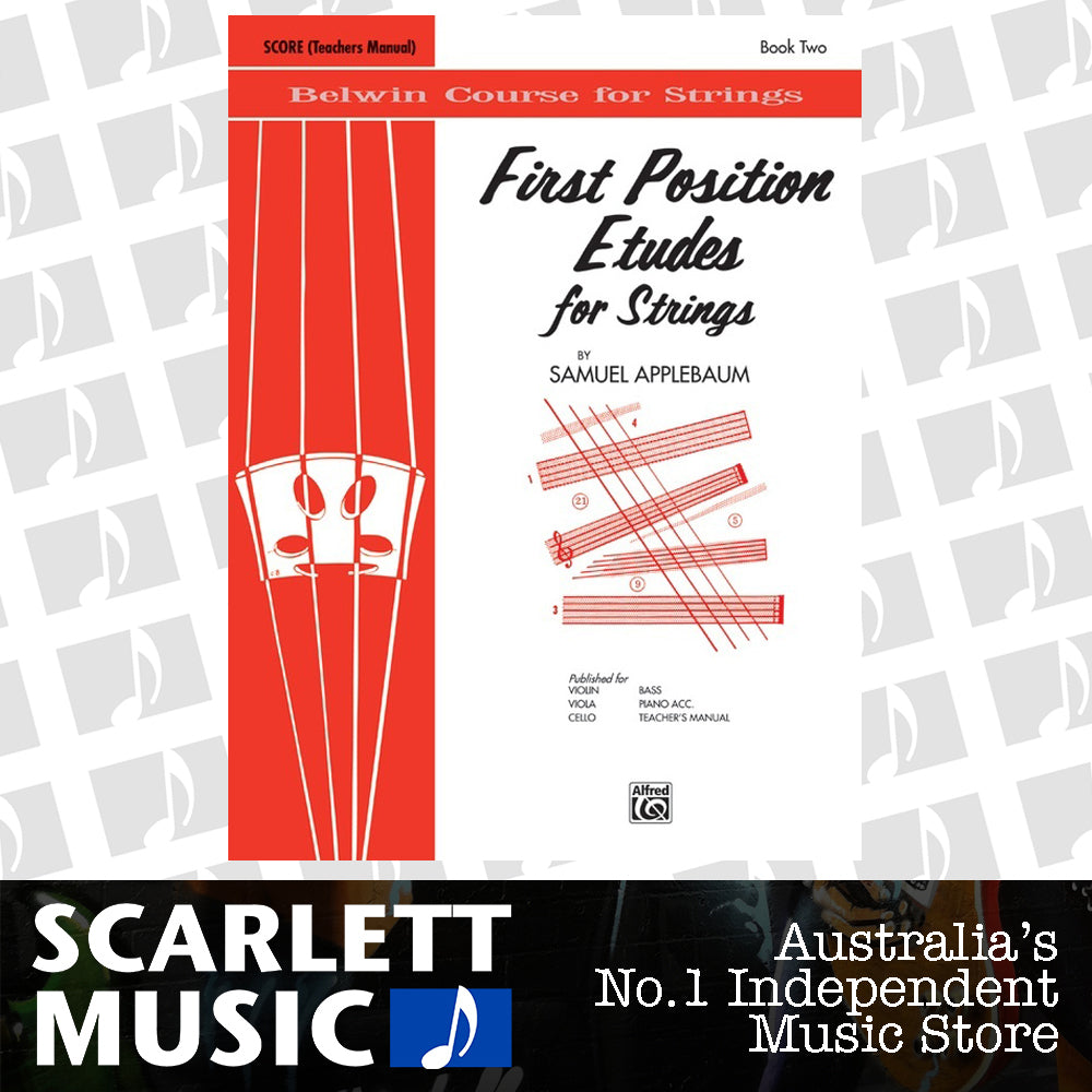 First Position Etudes For Strings Score — view 2
