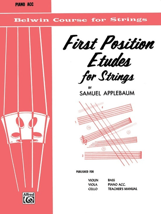 First Position Etudes for Strings with Piano Accompaniment