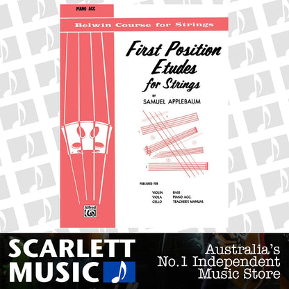 First Position Etudes for Strings with Piano Accompaniment — view 2