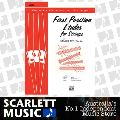 First Position Etudes For Strings Violin — view 2