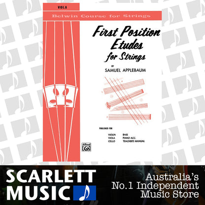 First Position Etudes For Strings Viola — view 2
