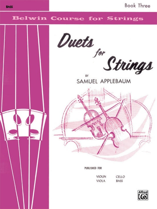Duets For Strings Book 3 Bass