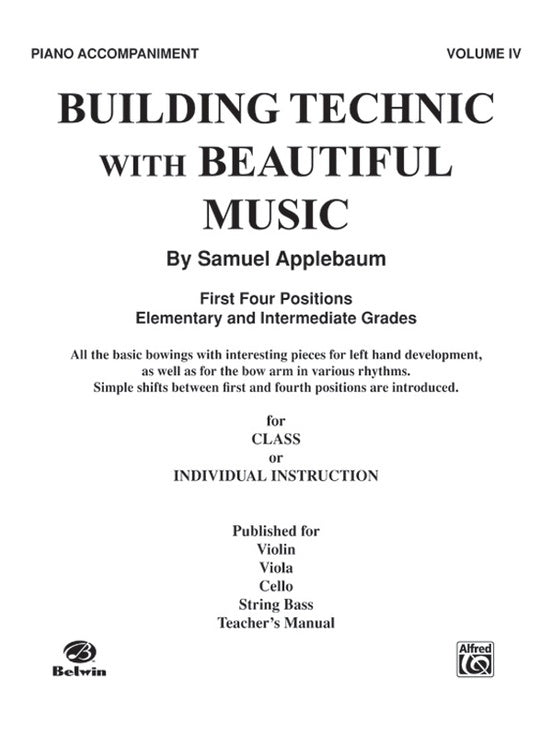 Building Technic Book 4 Piano Sheet Music
