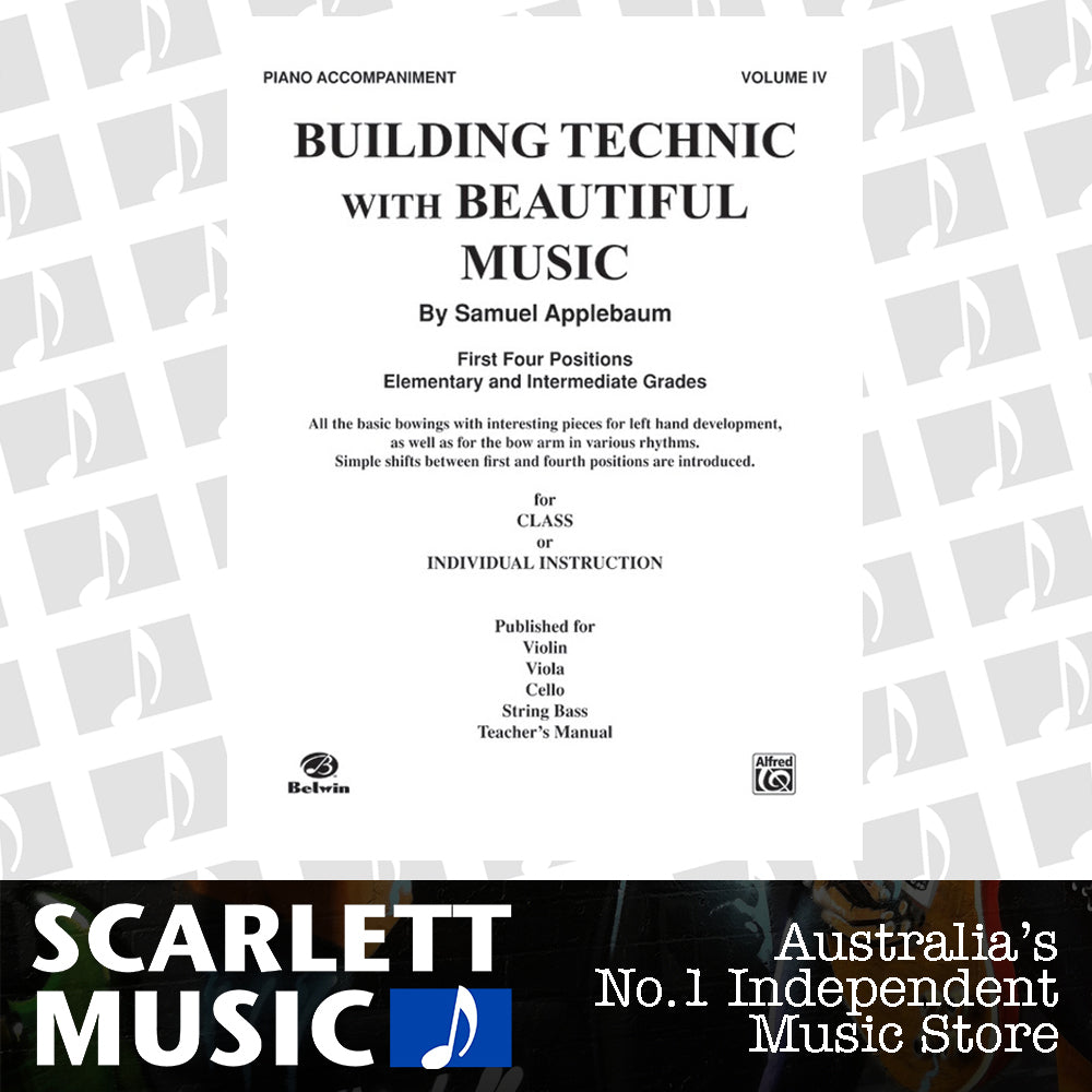 Building Technic Book 4 Piano Sheet Music — view 2