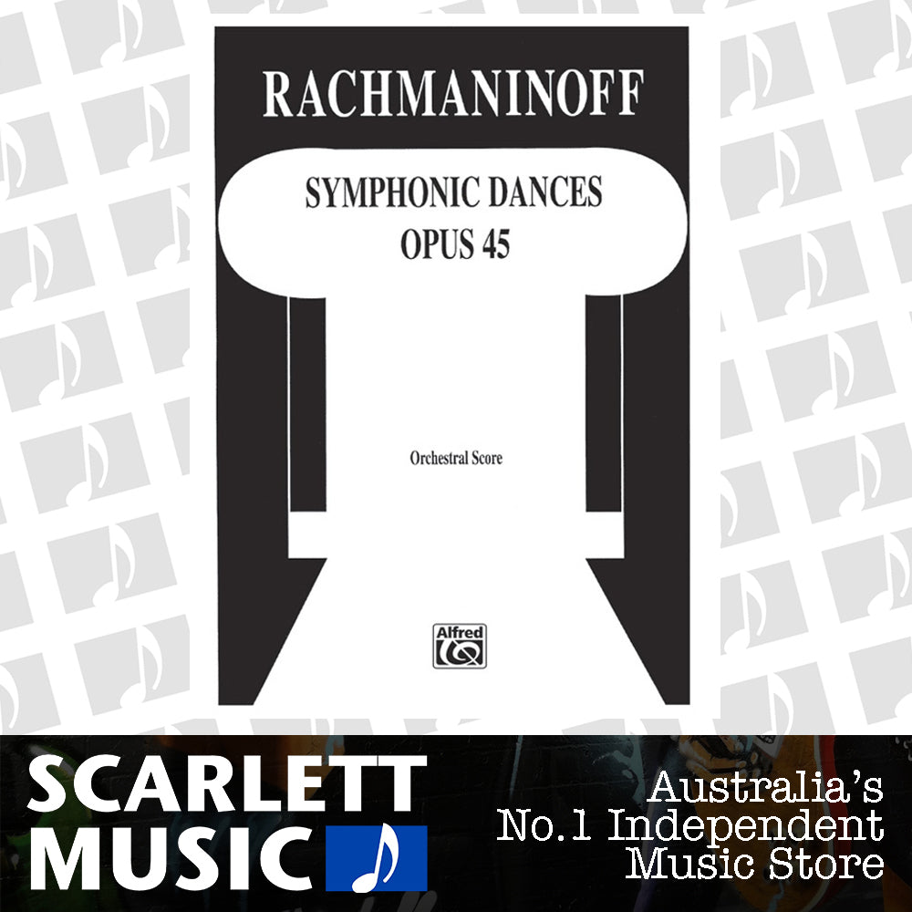 Symphonic Dances Study Score — view 2