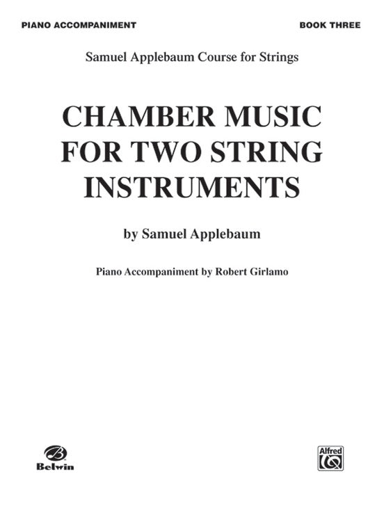 Chamber Music 2 Strings Book 3 Piano
