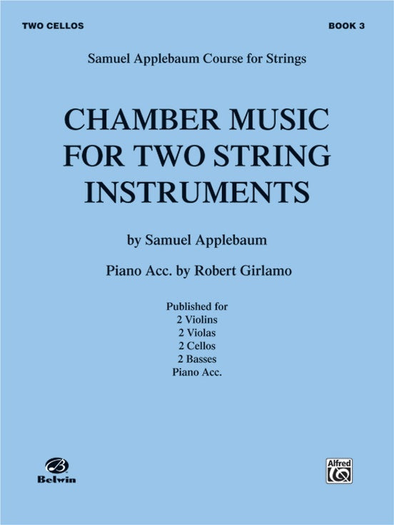 Chamber Music 2 Strings Book 3 Vc