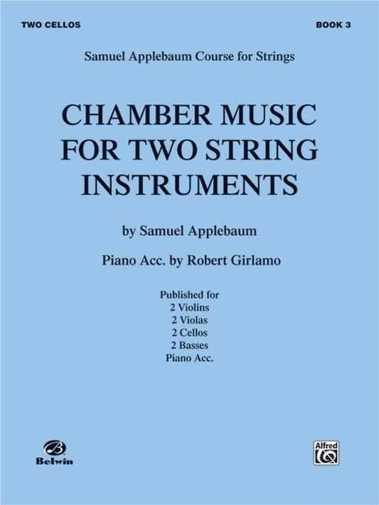 Chamber Music 2 Strings Book 3 Vc