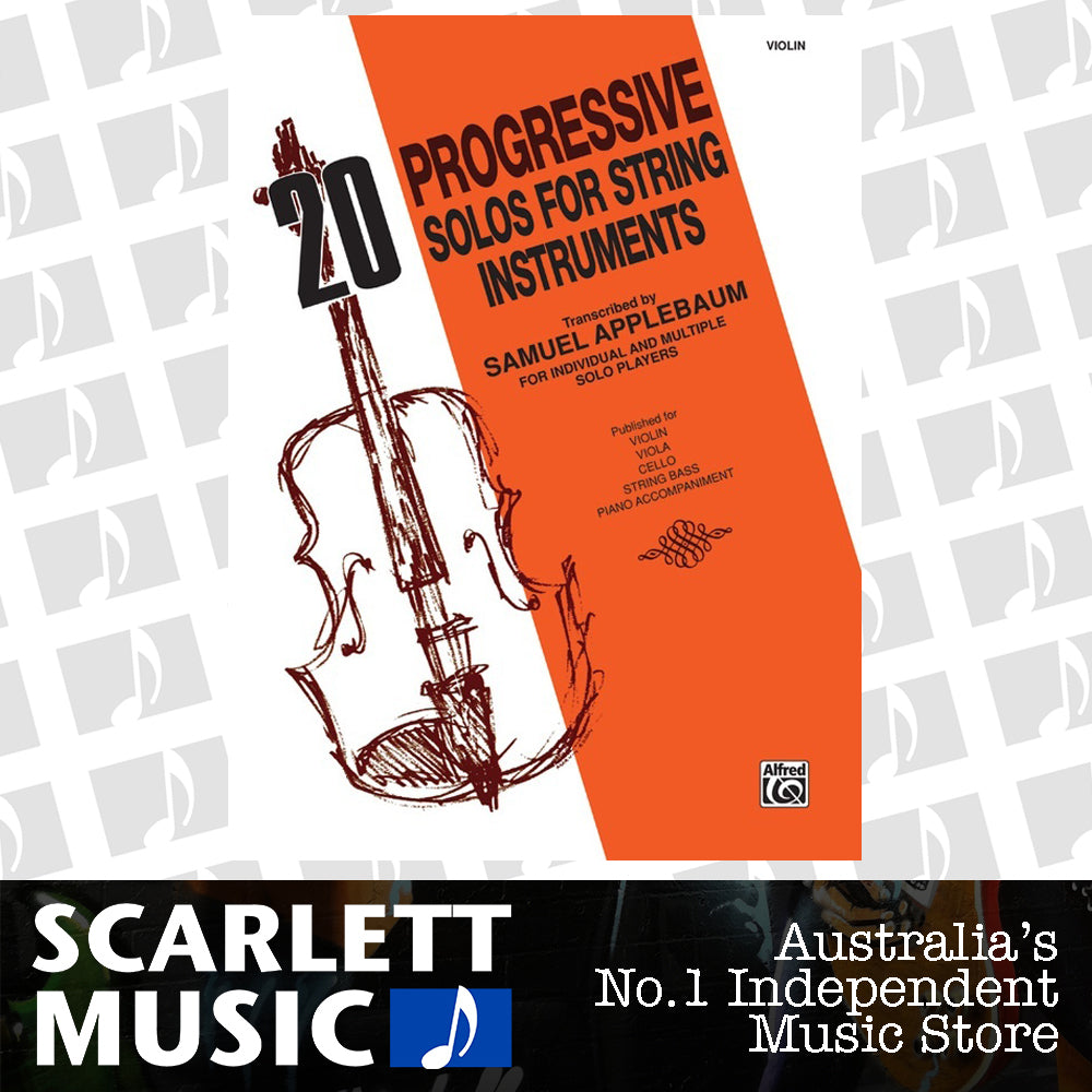 20 Progressive Solos For String Instruments Violin — view 2