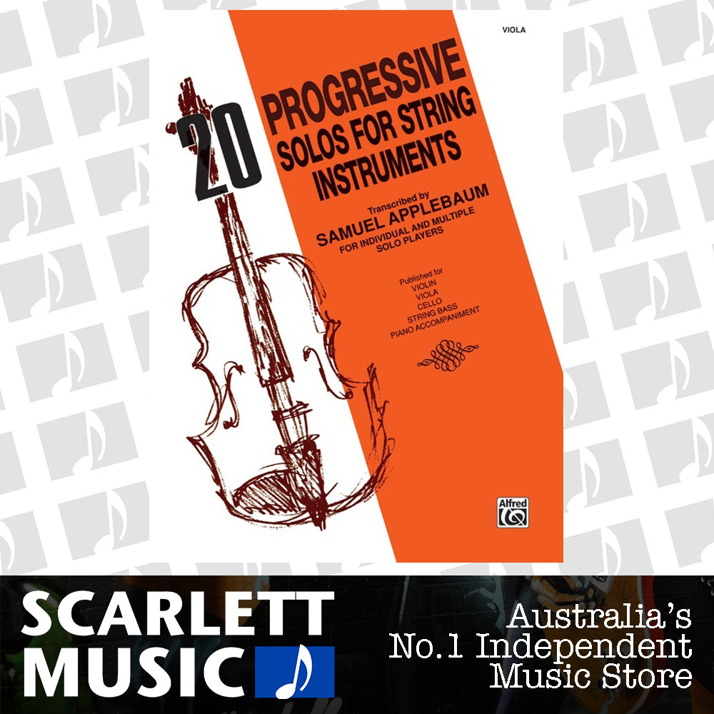 20 Progressive Solos For String Instruments Viola — view 2