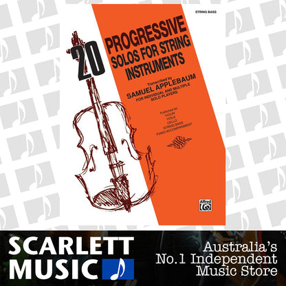 20 Progressive Solos For String Instruments Bass — view 2
