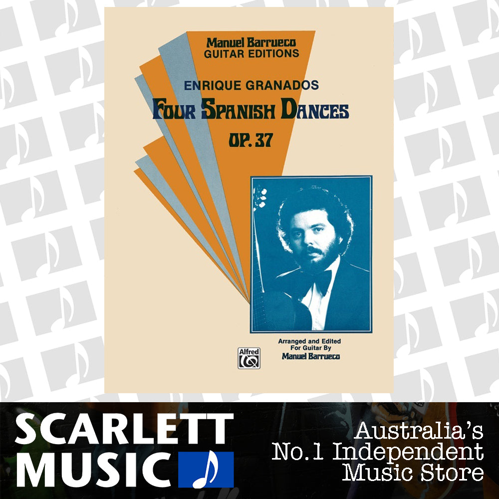 O/P 4 Spanish Dances Guitar Sheet Music — view 2