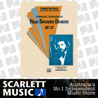O/P 4 Spanish Dances Guitar Sheet Music — view 2
