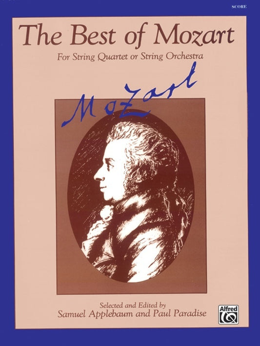 Best of Mozart String Orchestra Score Edited by Applebaum/Parad