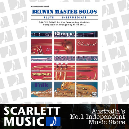 Belwin Master Solos Intermediate Book 1 for Flute and Piano Accompaniment — view 2