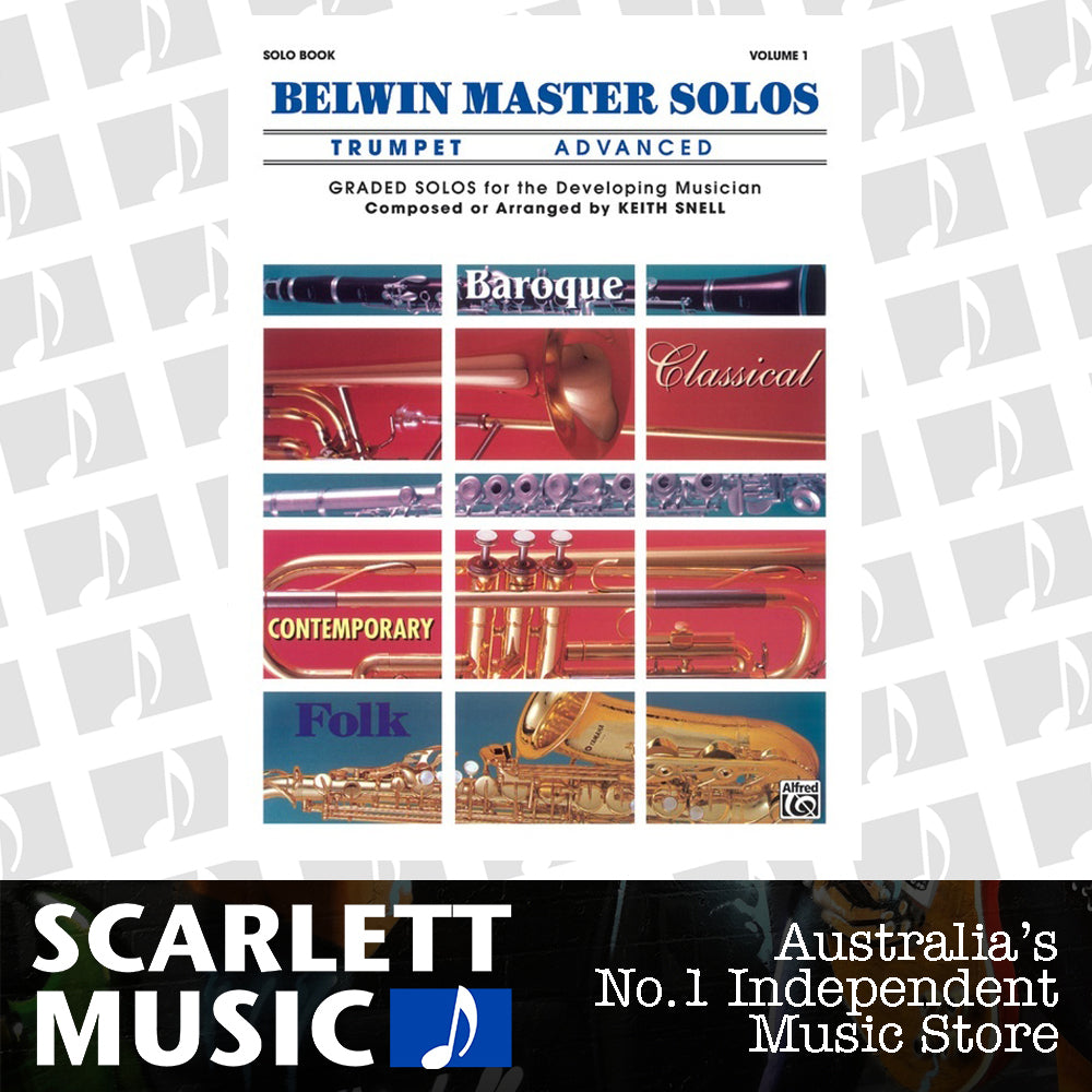 Belwin Master Solos Advanced Book 1 Trumpet Sheet Music — view 2