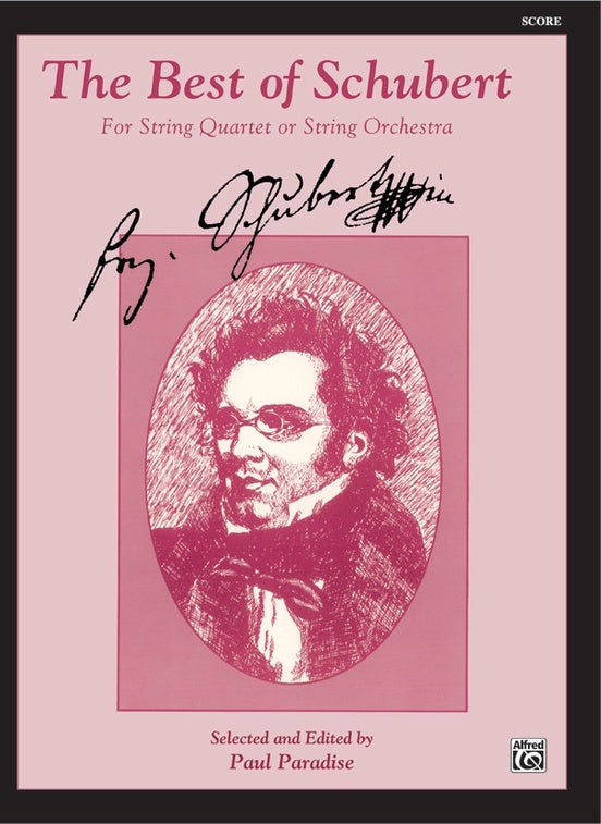 Best of Schubert String Orchestra Sheet Music Arranged by Paradise