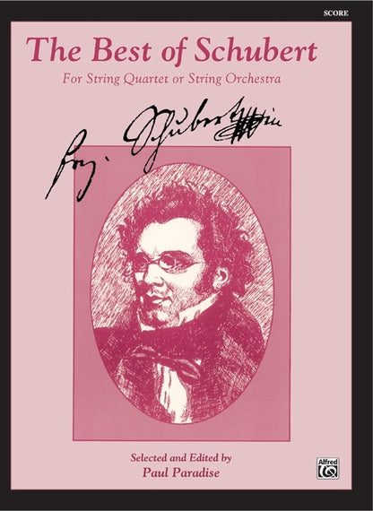 Best of Schubert String Orchestra Sheet Music Arranged by Paradise