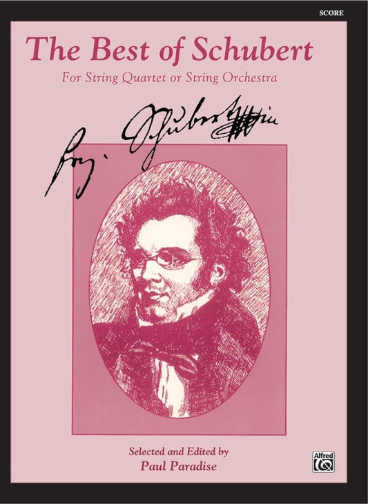 Best of Schubert String Orchestra Sheet Music Arranged by Paradise