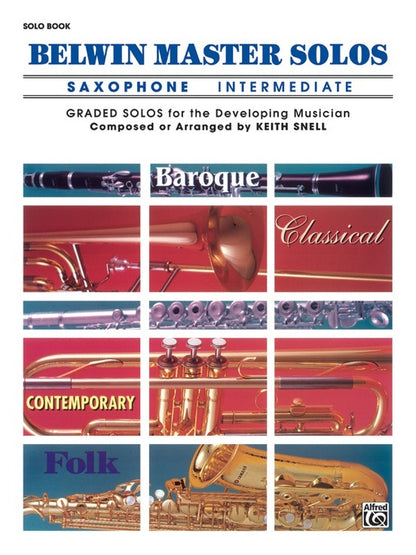 Belwin Master Solos Intermediate Book 1 for Alto Saxophone