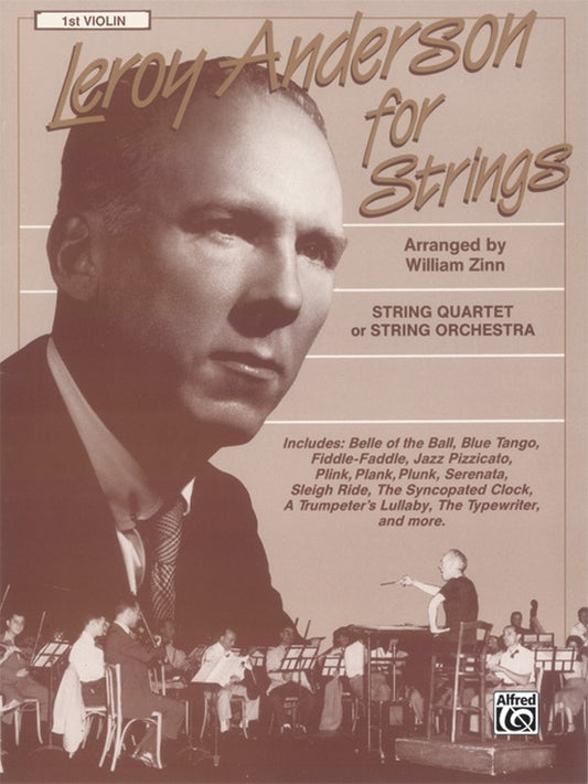 Leroy Anderson For Strings 1st Violin Arr Zinn