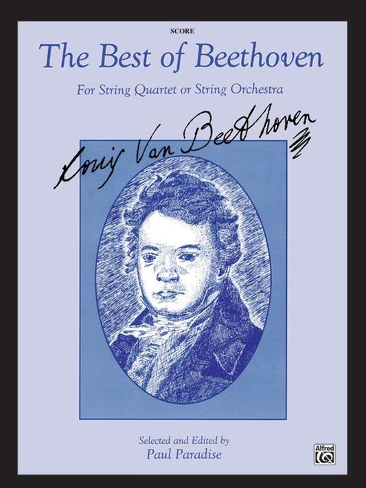Best of Beethoven String Orchestra Score Edition Paradise