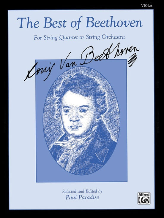Best of Beethoven Viola Sheet Music for String Orchestra