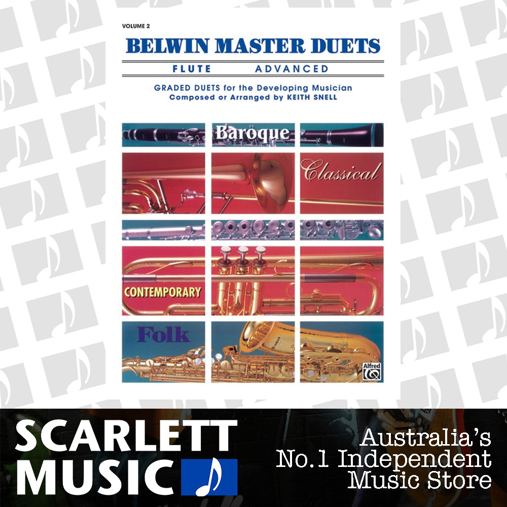 Belwin Master Duets Advanced Book 2 for Flute — view 2