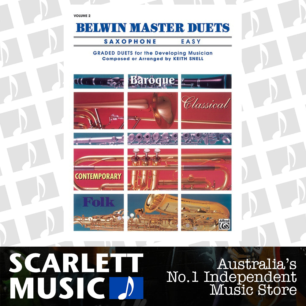 Belwin Master Duets Easy Book 2 for Alto Saxophone — view 2