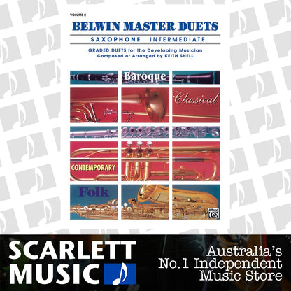 Belwin Master Duets Intermediate Book 2 for Alto Saxophone — view 2