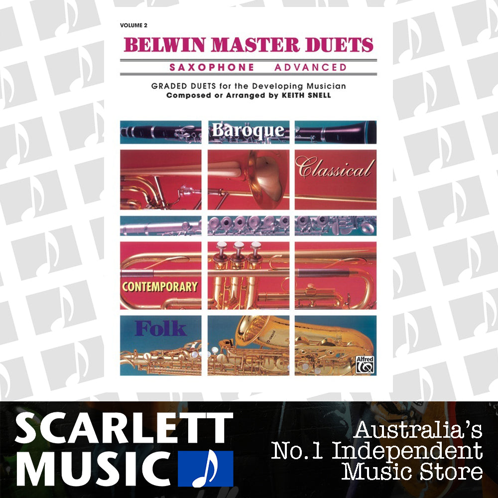 Belwin Master Duets Advanced Book 2 for Alto Saxophone — view 2