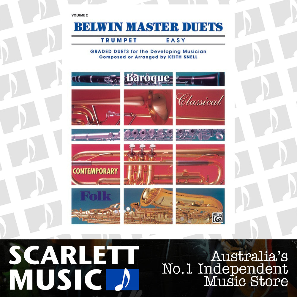 Belwin Master Duets Easy Book 2 Trumpet Sheet Music — view 2