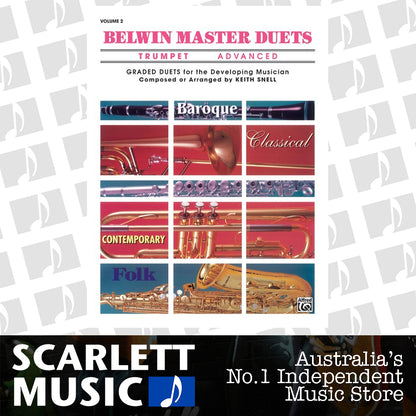 Belwin Master Duets Advanced Book 2 Trumpet Sheet Music — view 2
