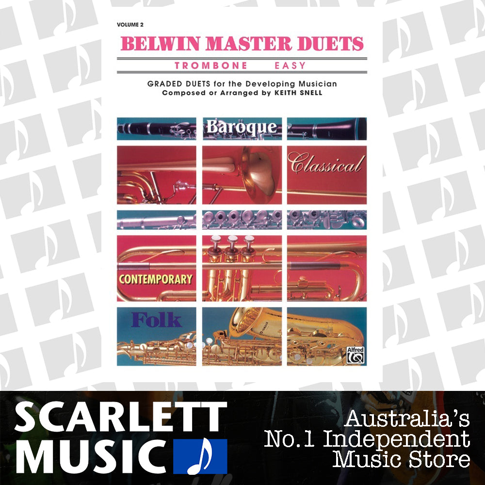 Belwin Master Duets Easy Book 2 Trombone Sheet Music — view 2