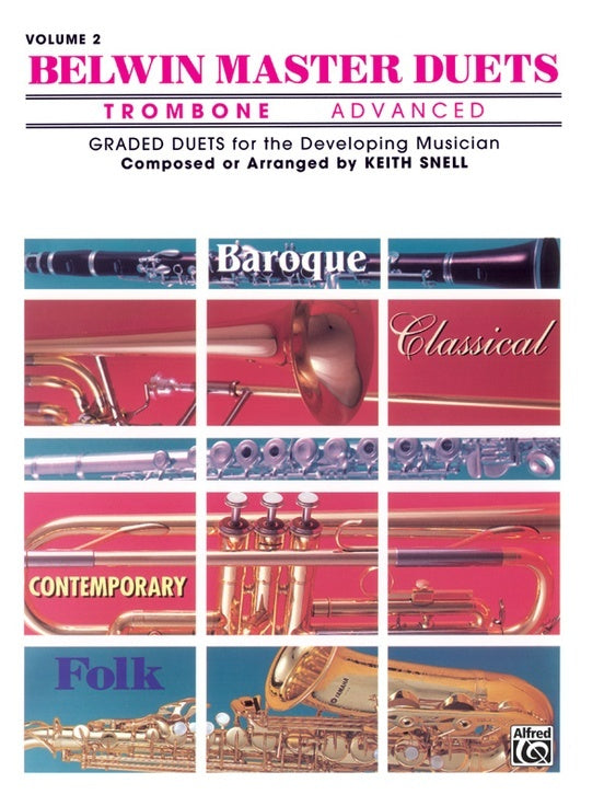 Belwin Master Duets Advanced Book 2 for Trombone