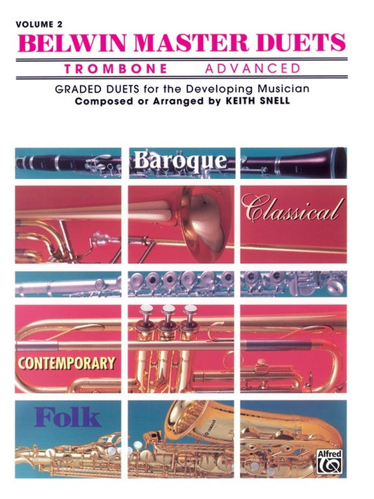 Belwin Master Duets Advanced Book 2 for Trombone